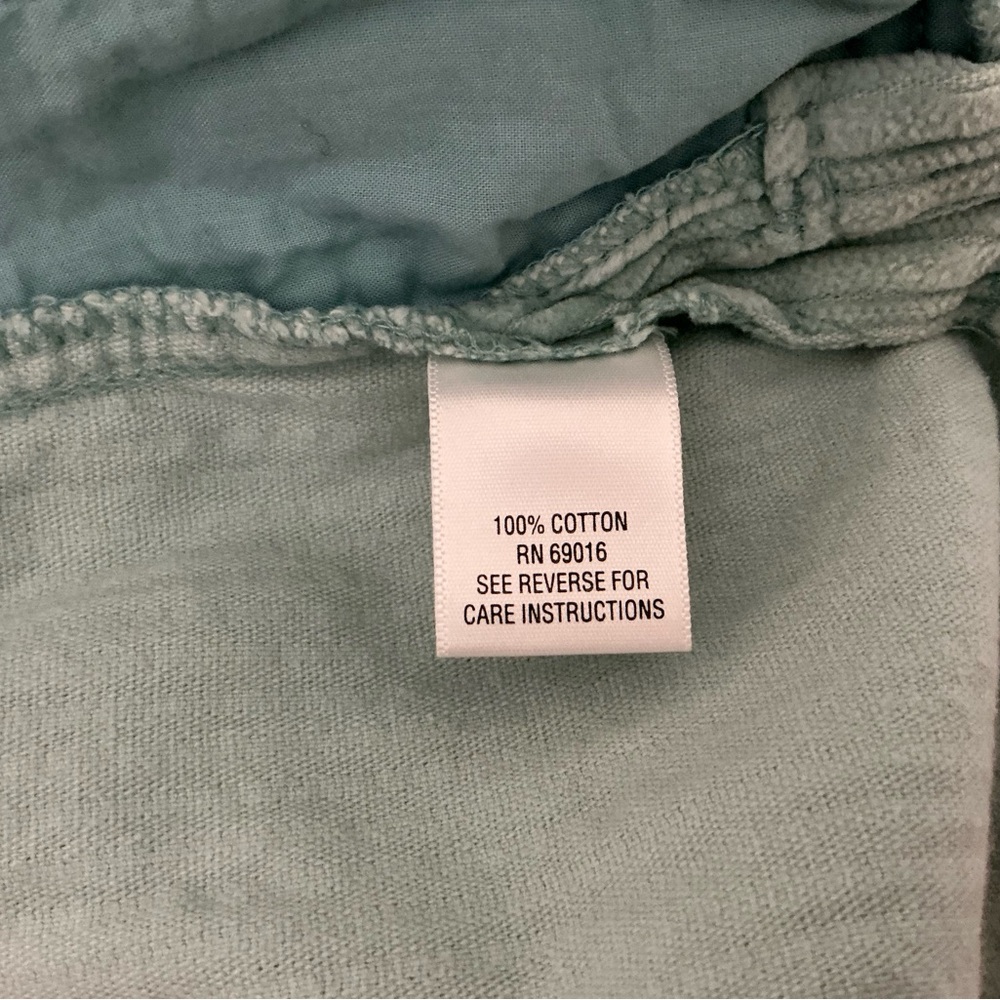 Studio Works Mint Green Corduroy Button Down Shirt Size XL - Picture 4 of 4